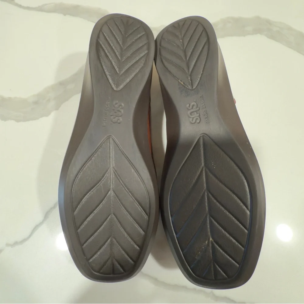 Sas Tripad Comfort Women’s Loafers Shoes Brown Lace Up‎ Moc Toe Low Top 7